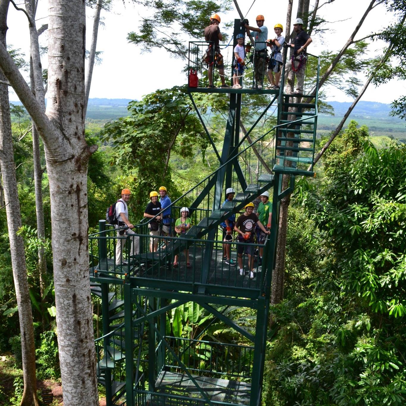 ziplining in Manuel Antonio