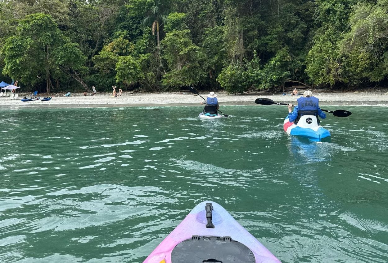 Sea kayaking in Manuel Antonio