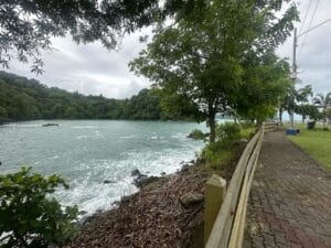Quepos shoreline